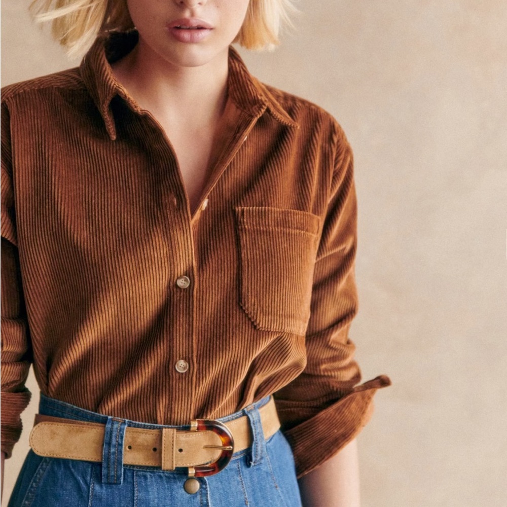 Sezane Corduroy Max Shirt